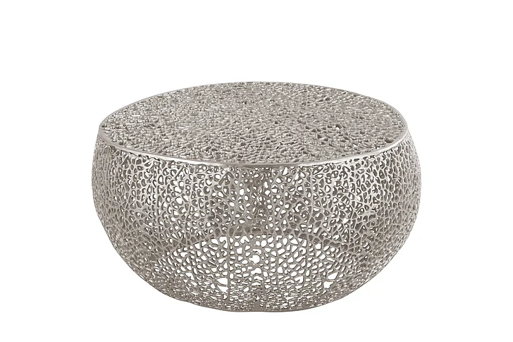 Galaxy Home T3502-32 Coffee Table in Silver 601955552226