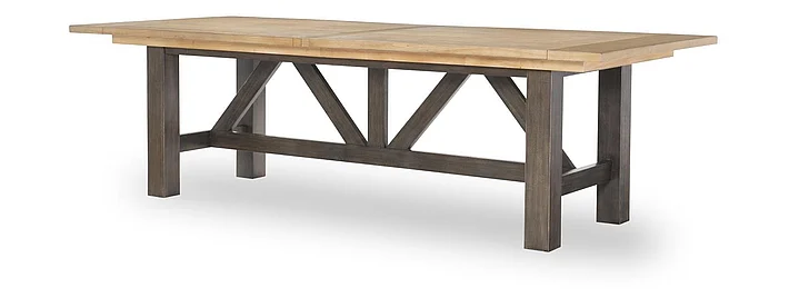 Legacy Classic Trisha Yearwood Trestle Dining Table in Amber and Cocoa TY4425-222