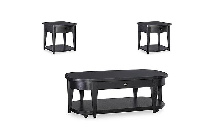 Legacy Classic Trisha Yearwood TY657 Todays Traditions 3-Piece Occasional Table Set in Blacksmith