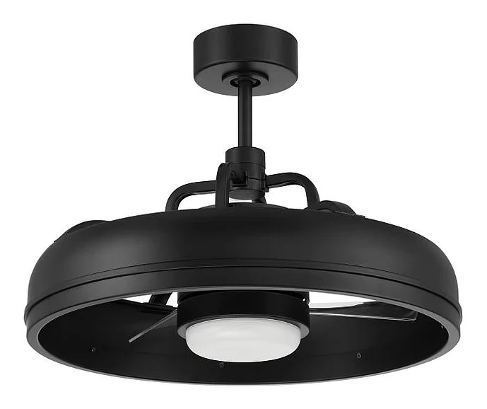 Craftmade Taylor 20" 3-Blade Indoor/Outdoor (Damp) Ceiling Fan in Flat Black TYL24FB3-NWF