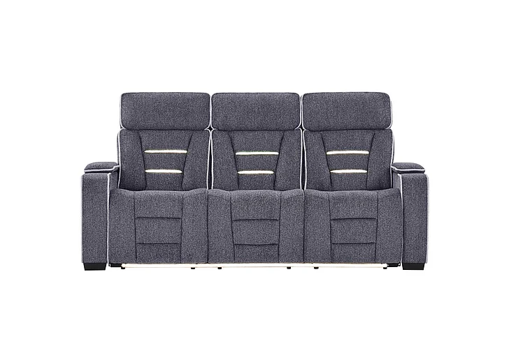 Global Furniture U1895 Power Reclining Sofa in Grey U1895-GREY-P2 RS