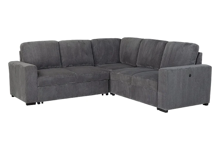 Global Furniture U2660 3pc Modular Sectional in Grey U2660-5-GREY-SEC W/O CHS & W/O PO