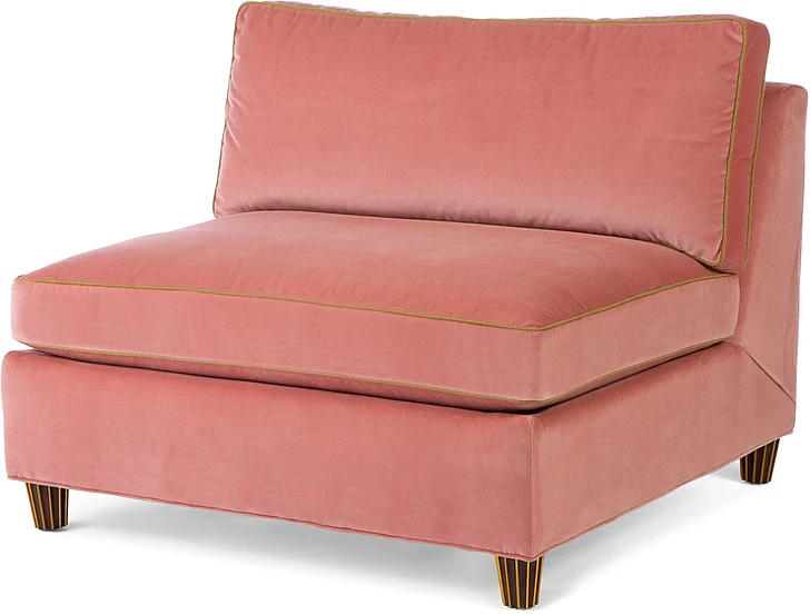 Theodore Alexander Waldorf Armless Chair U5005-30-40 CUSTOM ITEM