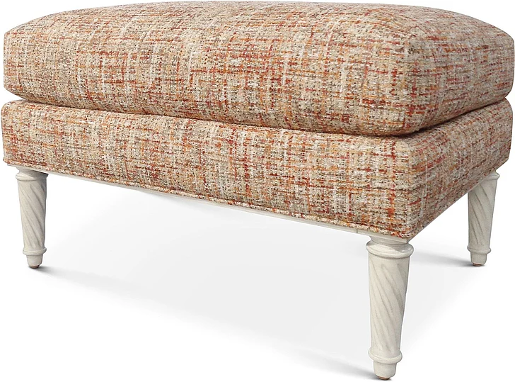 Theodore Alexander Kiki Ottoman U8225-30 CUSTOM ITEM