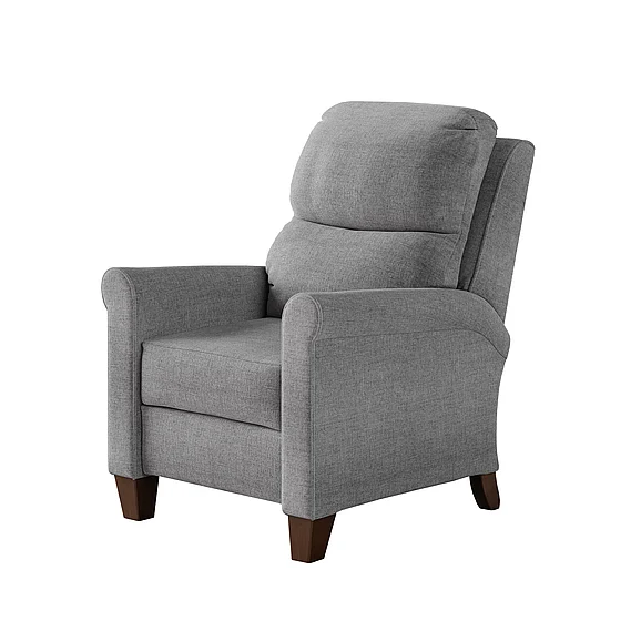 Southern Motion Pep Talk Hi-Leg Recliner in Platinum 1628 164-09