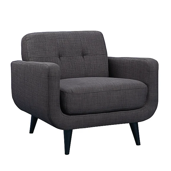 Elements International Hadley 4480 KD Chair Heirloom Charcoal UHD090100