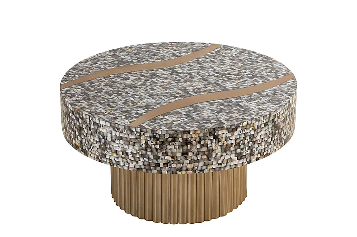 Galaxy Home T 1207-32 Coffee Table in Gold 601955552202