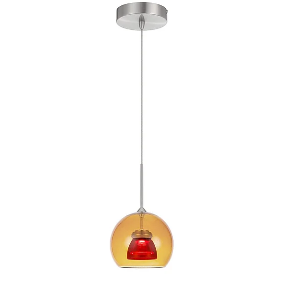 Cal Lighting LED Glass Mini Pendant UP-335-AM-REDCL