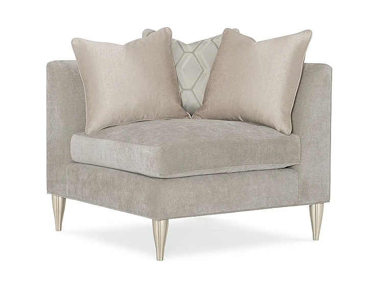 Caracole Furniture Upholstery Fret Knot Corner UPH-019-CR1-B CLOSEOUT