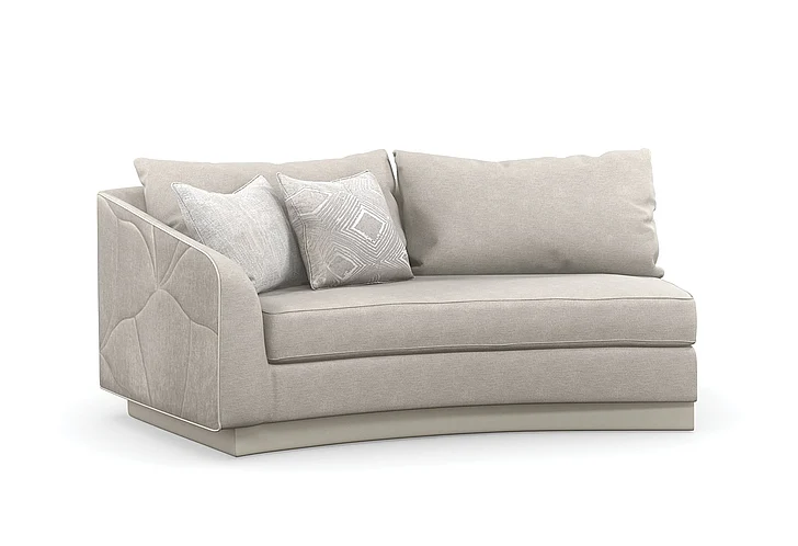 Caracole Furniture Upholstery Fanciful LAF Loveseat UPH-020-LL1-A