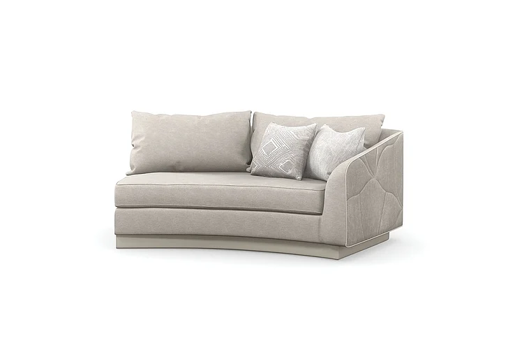 Caracole Furniture Upholstery Fanciful RAF Loveseat UPH-020-RL1-A