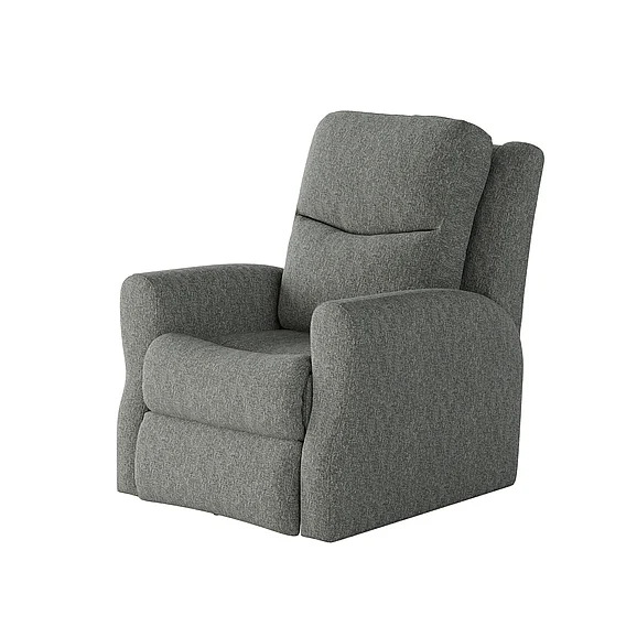 Southern Motion Fame Wallhugger Power Headrest Recliner in Slate 6007P 113-09