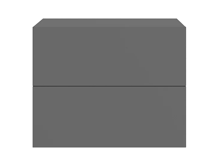 Casabianca Home Ayla Nightstand in Gray Matte US-253GR