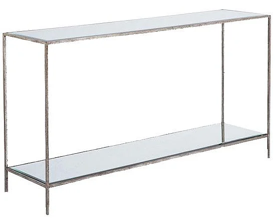 Artesia Ross Console Table in Silver V1-ROSS-CON-SIL
