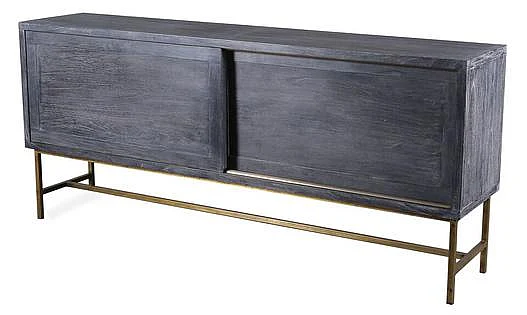 Artesia Venice Sideboard in Carbon V1-VEN-SB-C6/BR