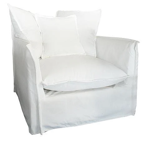 Artesia Jason Outdoor Upholstered Chair in White V3-JASON-CH-130