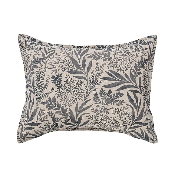 Classic Home Mulberry Linen Blend Shams in Blue V300089
