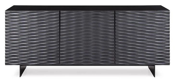 Whiteline Modern Living Vanessa Buffet in Black SB1425-BLK