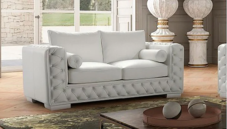 J&M Vanity Loveseat in White 18343-L CLOSEOUT