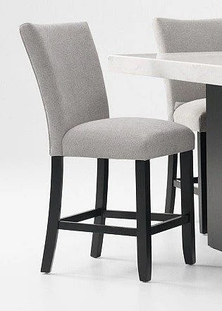 Artemis ('Formerly Known as Camilla') Counter Chair (Black Legs) in Grey VAR420KCCG