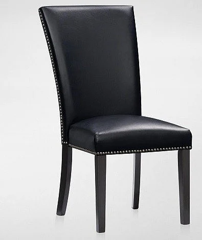 Artemis ('Formerly Known as Camilla') PU Side Chair in Black VCM420SKN