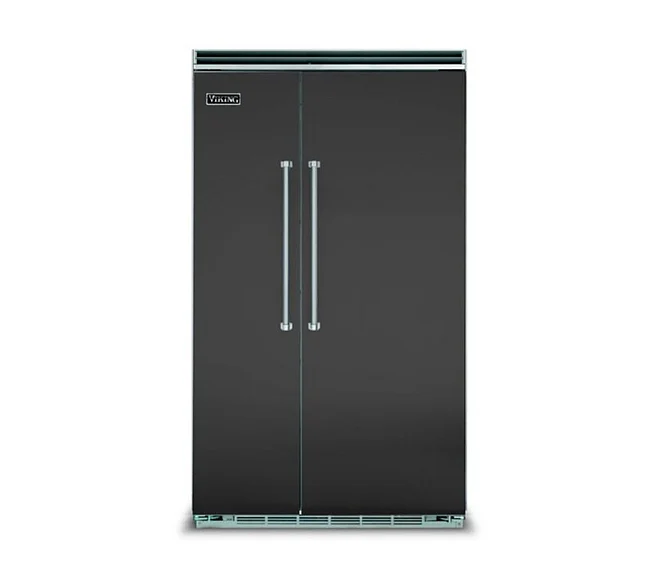 Viking 48" Side-by-Side Refrigerator/Freezer in Cast Black VCSB5484CS