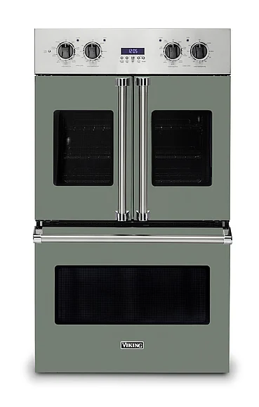 Viking 30"W. Electric Double French-Door Oven in Eucalyptus VDOF7301EU