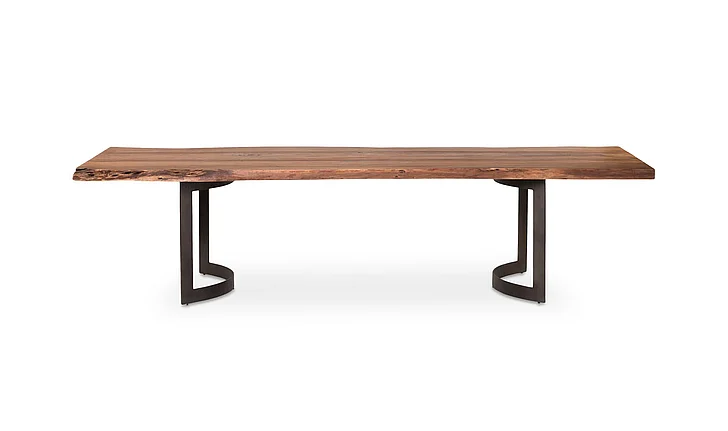 Moe's Home Bent Dining Table Large in Brown VE-1000-03-0