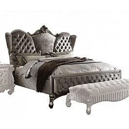 Acme Versailles Queen Bed in Antique Silver 26820Q