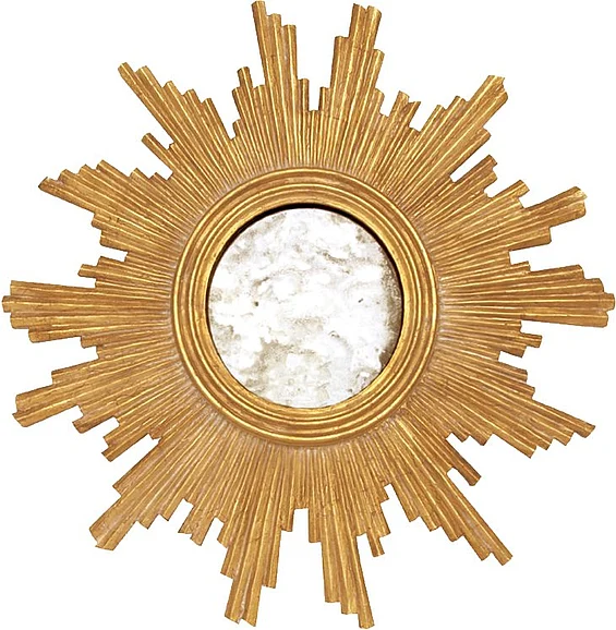 Worlds Away Versailles Gold Leaf Handcarved Mirror, S VERSAILLES G
