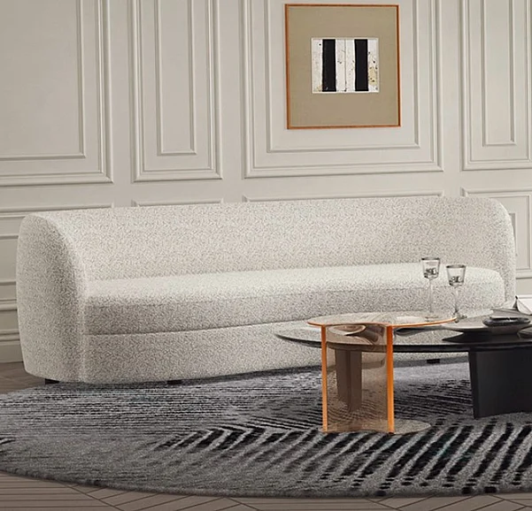 Furniture of America Versoix Sofa in Off-White FM61003WH-SF