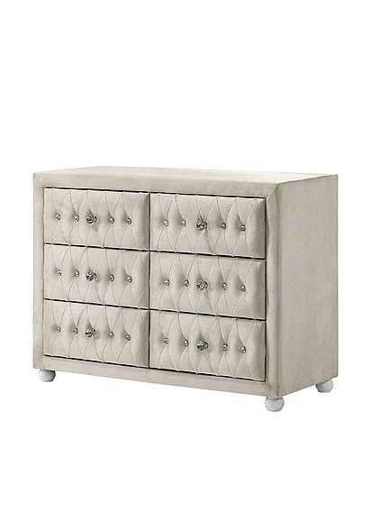 ACME Reggie Dresser in Beige Fabric BD04505