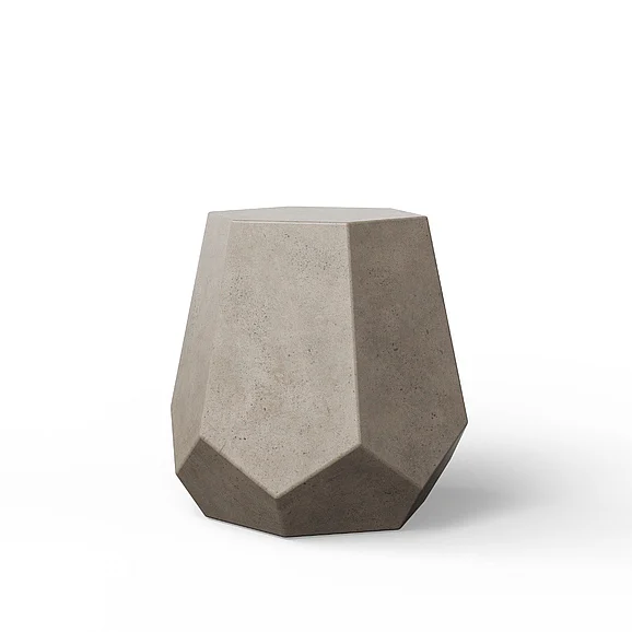 Urbia Mixx Faceted Stool - Dark Grey VGS-FACET-STOOL