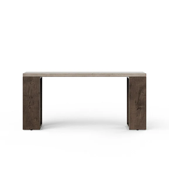 Urbia Mixx Heritage Console - Heritage Brown Frame - Dark Grey Top VGS-HERI-CON