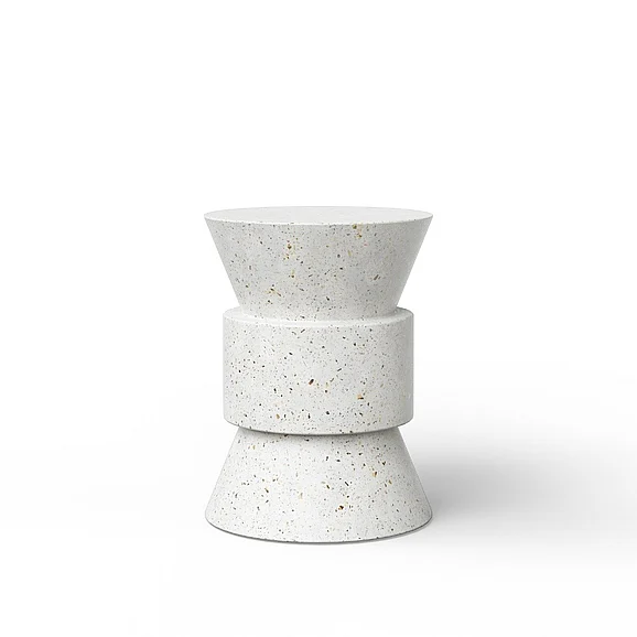 Urbia Mixx Jackson Stool - Ivory Terrazzo VGS-JACKS-STOOL-IVTZ1