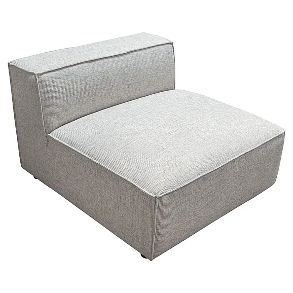 Diamond Sofa Vice Armless Chair in Barley Fabric VICEACBA