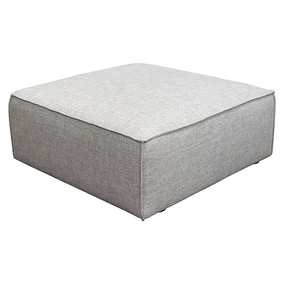 Diamond Sofa Vice Ottoman in Barley Fabric VICEOTBA