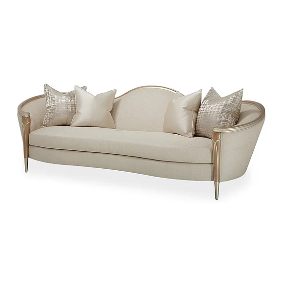 AICO Villa Cherie Sofa in Caramel N9008815-PEARL-134