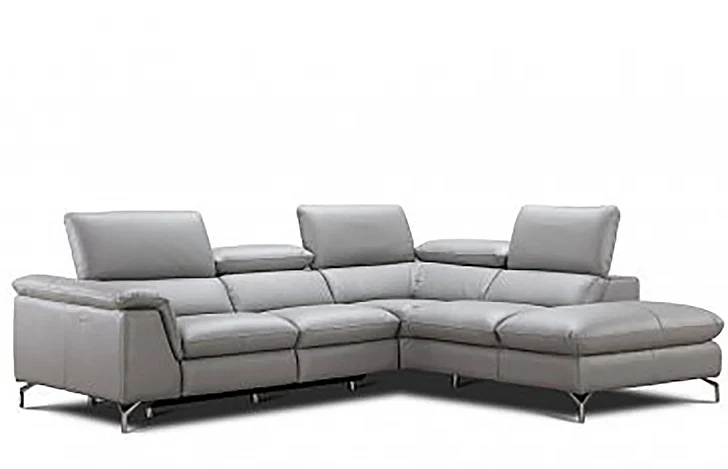 J&M Viola Right Hand Facing Chaise in Light Grey 18235-RHFC PROMO