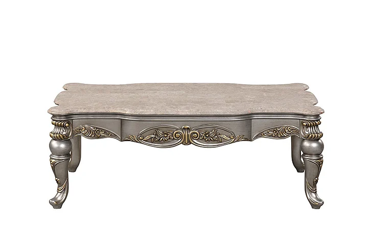 Cosmos Violet Coffee Table Silver 4089SIVIO