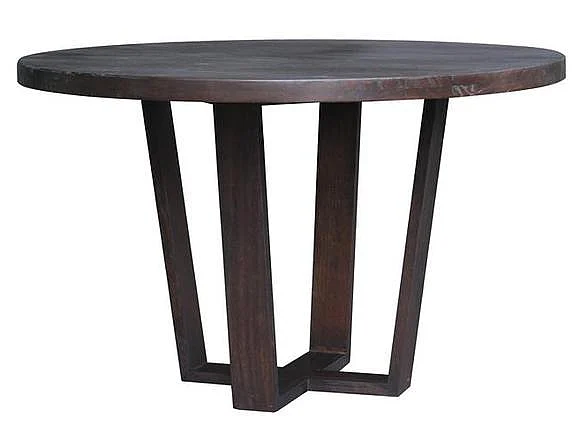 Artesia Pax 60" Round Dining Table in Brown VK-DT-PAX-60-BR