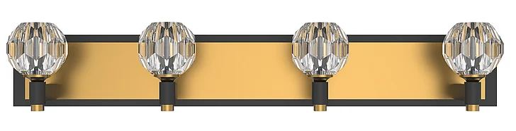 Vinci Lighting Vanity Lights in Aged Brass/Black VL1825-4AB/BK