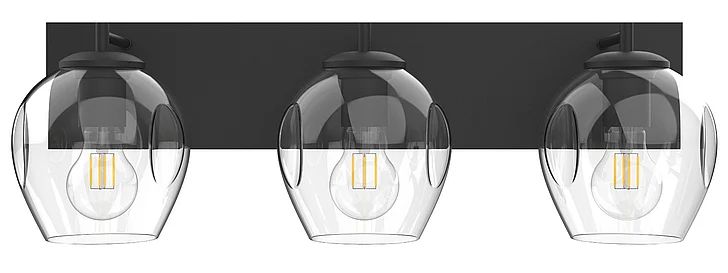 Vinci Lighting Ellen Vanity Lights in Black VL2069-3BK
