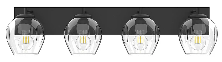 Vinci Lighting Ellen Vanity Lights in Black VL2069-4BK