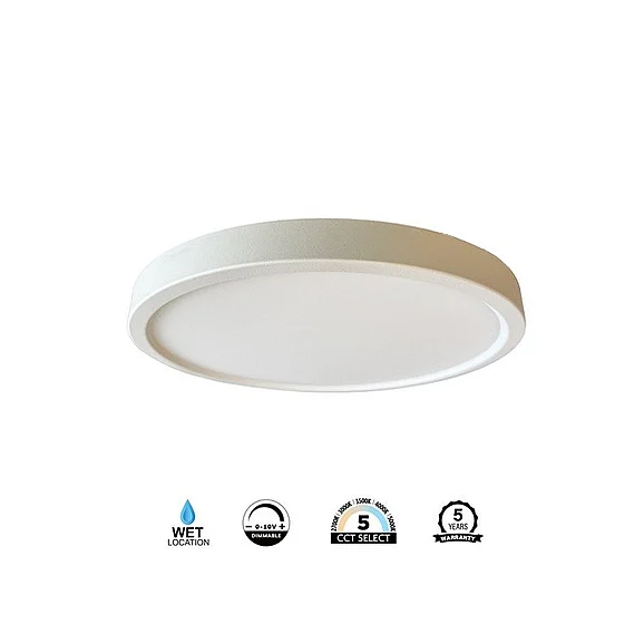 Vinci Lighting Flush Mount Ceiling Lighting in White VLSP7DCCTW-UNV