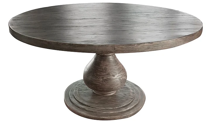 IFD Bonanza 63" Round Dining Table in Sand