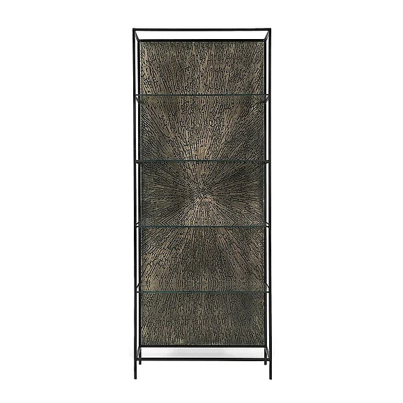 LH Home Venus Bookcase in Black VSV004-BLK