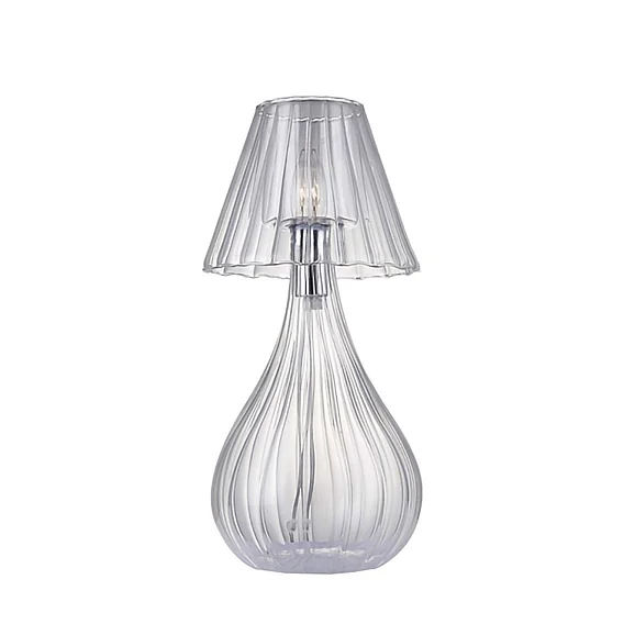 Bethel Clear Hand Blown Glass Table Lamp VT01