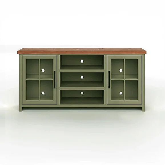 Legends Vineyard 67" TV Console in Sage Green/Fruitwood VY1210.SFL