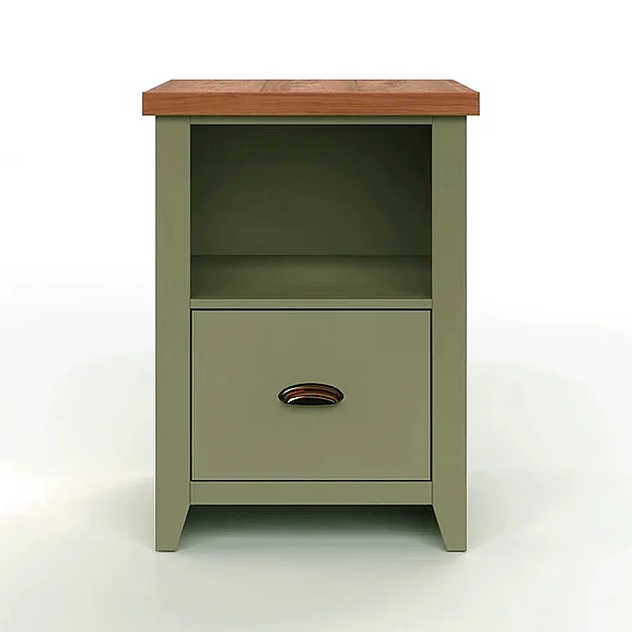 Legends Vineyard File Cabinet in Sage Green/Fruitwood VY6805.SFL
